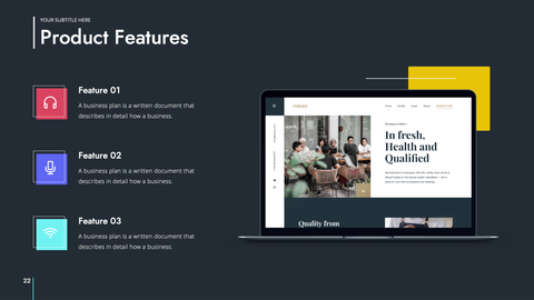Saas Startup Presentation Template