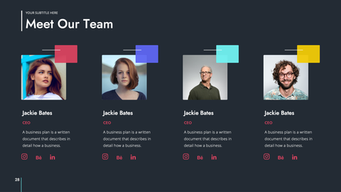 Saas Startup Presentation Template