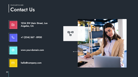Saas Startup Presentation Template