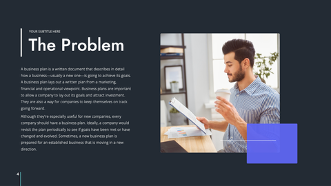 Saas Startup Presentation Template