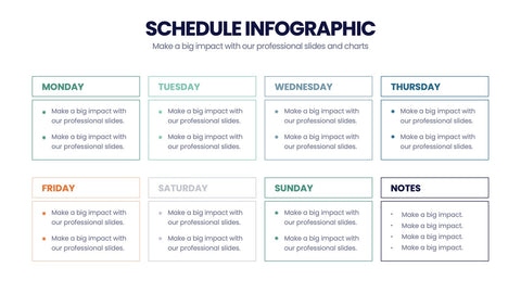 Schedule Infographics