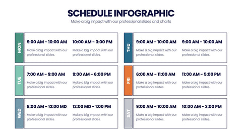 Schedule Infographics