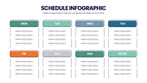 Schedule Infographics