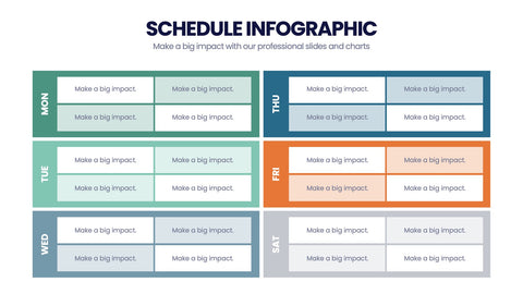 Schedule Infographics