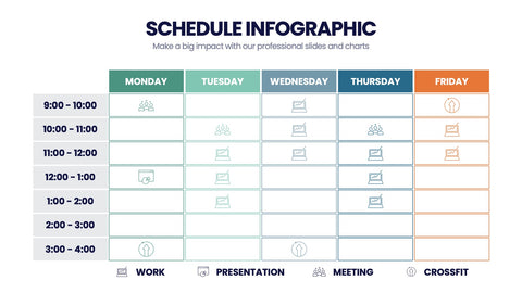 Schedule Infographics