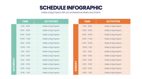 Schedule Infographics