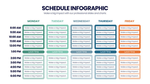 Schedule Infographics