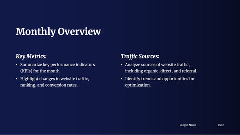 SEO Research Analysis Presentation