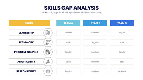 Skills Gap Analysis Infographics