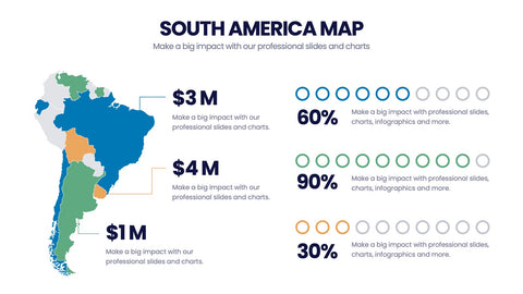South America Map Infographics