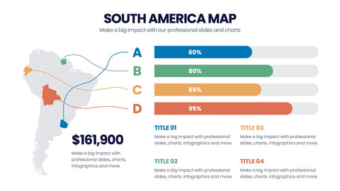 South America Map Infographics