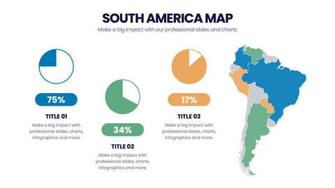South America Map Infographics