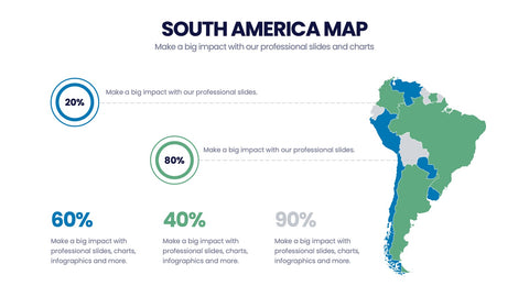 South America Map Infographics