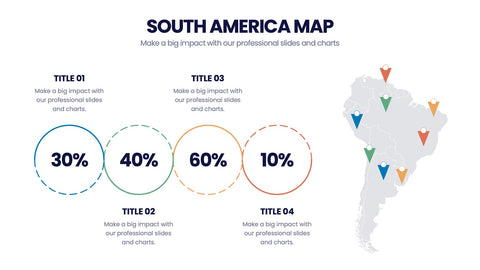 South America Map Infographics