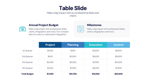Table Infographics