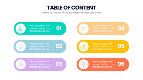 Table of Contents Infographics