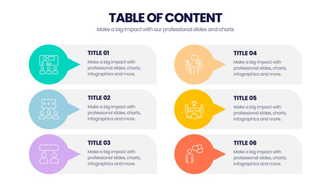 Table of Contents Infographics