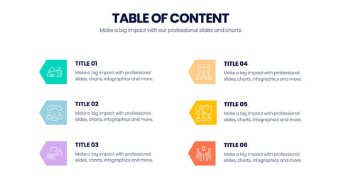 Table of Contents Infographics