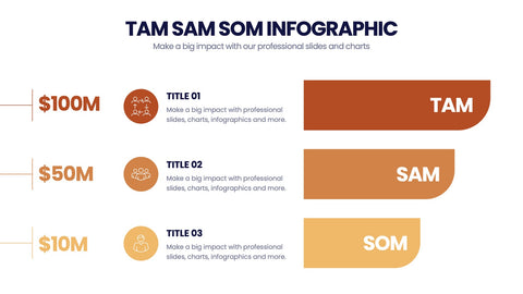 TAM SAM SOM Infographics