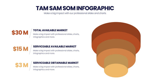 TAM SAM SOM Infographics