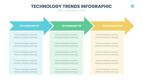 Technology Infographics for Tech Stacks & Architecture