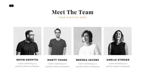 Token Minimal Presentation Template