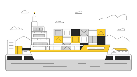 Transportation & Logistics Illustrations Pack