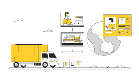 Transportation & Logistics Illustrations Pack