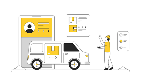 Transportation & Logistics Illustrations Pack