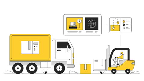 Transportation & Logistics Illustrations Pack