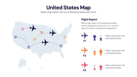 United States Map Infographics