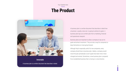 Validation Startup Presentation Template