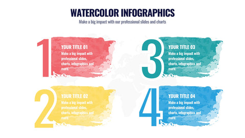 Watercolor Infographics