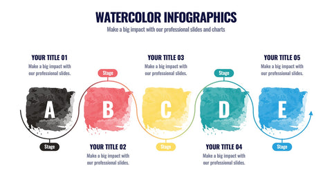 Watercolor Infographics