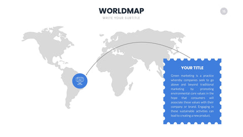 World Map Infographics for Global Markets & Geography