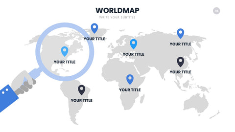 World Map Infographics for Global Markets & Geography