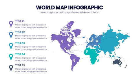 World Map Infographics