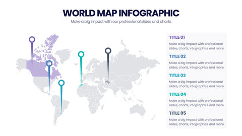 World Map Infographics