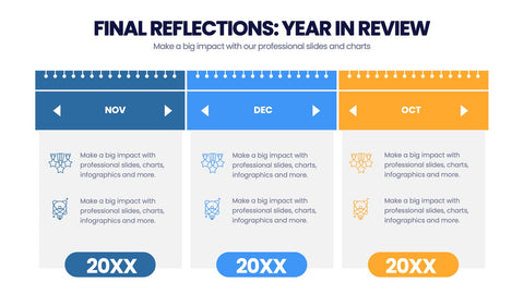 Year In Review Infographics