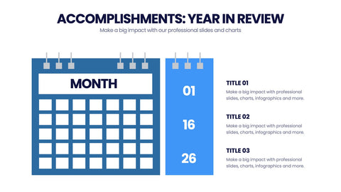 Year In Review Infographics