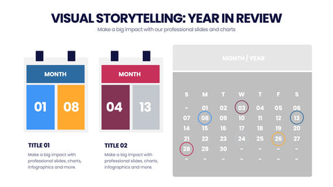 Year In Review Infographics