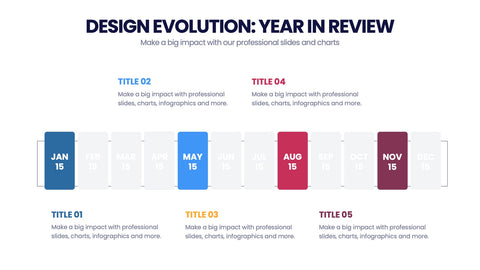 Year In Review Infographics