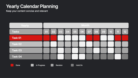 Yearly Calendar Planning Presentation