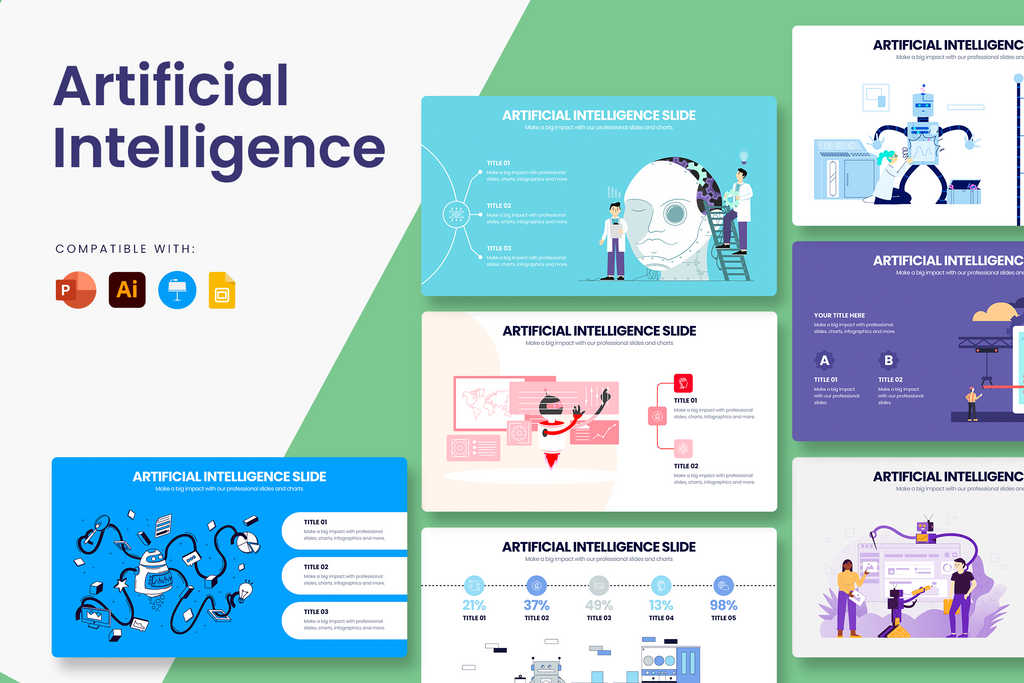 Artificial Intelligence Infographic Templates