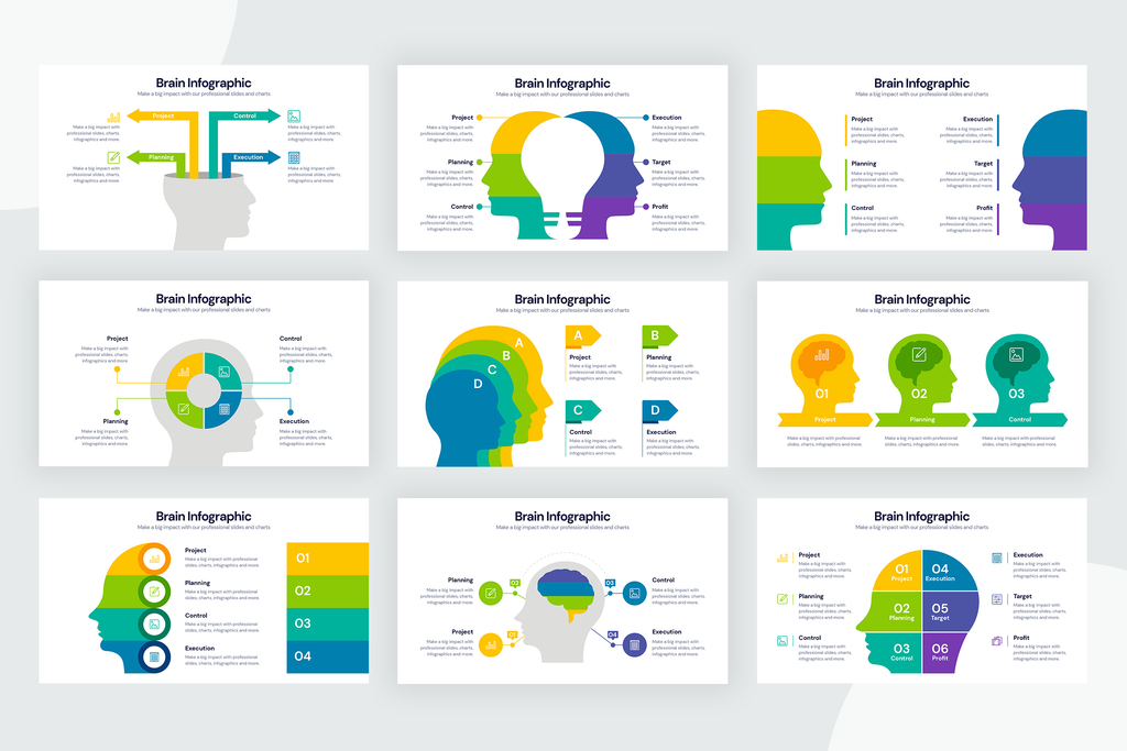 Brain Infographic Templates