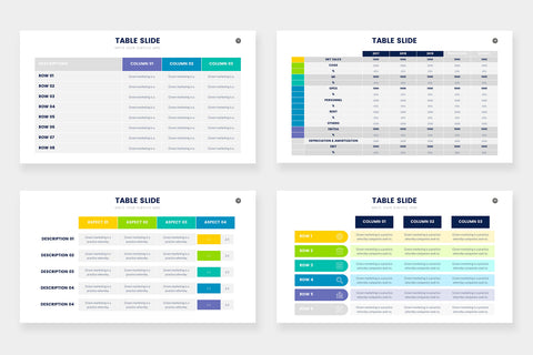 Table Infographics