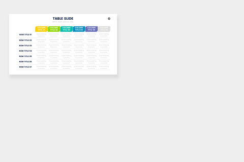 Table Infographics