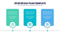 30 60 90 Day Plan Infographics slide 13