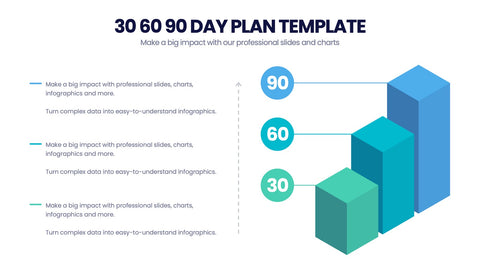 30 60 90 Day Plan Infographics