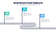 30 60 90 Day Plan Infographics slide 18